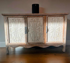 49   Retro Vintage Sideboard Buffet Credenza Cabinet Carved Doors Console Table