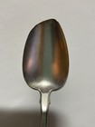 Antique Coin Silver Serving Spoon  Mono  Marked J  Abbot  9 In  44g Early 1800s
