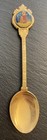 6 Vintage Collector Gold Tone Christmas Spoons 1977-1982 Ships Free