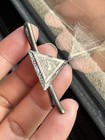 Village Reindeer Cooper Silver Hand Made Tie Bar Clip Men Stunning Unique