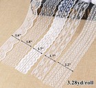 46 Yards White Vintage Lace Ribbon Set     14 Assorted Rolls For Crafts   Weddings