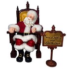 Clothtique Possible Dreams Santa 40 Winks  713711 Picture With Santa