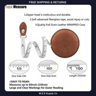60 Inch Retractable Sewing Tape Measure Dual Sided Tailor Ruler Body Measuring