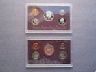 1991 1992 S  2  Us Mint Proof 5 Coin Sets  With Original Box And Case