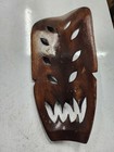 Vintage Hand Carved Solid Wood Tribal Tiki Mask Hawaiian Pacific Culture