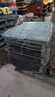 Lot  10  42  X 36  X 43  High Collapsible Stackable Steel   Wire Baskets 80lb Mt
