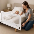 Nbhoohoo Baby Bed Rail 71in White Toddler Safety Guard