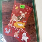 Bucilla Gallery Of Stitches Christmas Felt Stocking Kit Manger Scene   32964