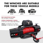 X-bull Electric Winch 14500lbs 2in1 Control Towing Truck Trailer Off-road 12v