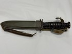 Utica M3 Fighting Knife Wwii Us Military Original M8 B M Scabbard