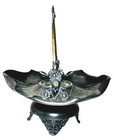 Antique Silver Plated Victorian Basket Floral Footed Royal Mfg  Co  19th Century