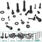2024 Pcs Metric Screw Assortment  Bolts And Nuts Assortment Metric Machine Sc   