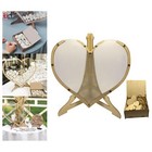 Wedding Guest Book Memory Book Guest Book Frame With Stand Heart Drop Box