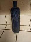 Vintage Blue Cobalt Glass Bottle  Rare    Alchst