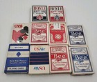 Lot 10 Decks Poker Playing Cards Used Condition Casinos  Us Air