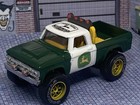 Hot Wheels  70 Dodge Power Wagon John Deere Super Real Riders Custom