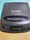 Vintage Sony Discman Cd Player D-202 - Tested Works - No Headphones