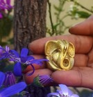 1  Brass Lord Ganesha Statue Murti Idol Temple Ganesh Hindu Home Temple Navratri