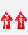 Everlast Boxing Robe In Red Color With Hood In Satin Fabric For Boxing Wear