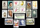 1984 Complete Year Set Of Mint 44 Vintage Commemorative U s  Postage Stamps  Mnh