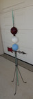 Antique 1800 s Lightning Rod Weathervane Red Arrow Fish Tail 61  Tall Barn Find
