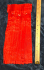 Vintage Pair Red Pleated Liturgical Pulpit Falls Altar Hangings Vestments
