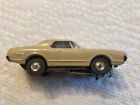Ho Slot Car Aurora T-jet Tan Cougar Slot Car