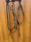 Nice Martin Tack Set Harness Leather Reinsman Bit Split Reins Basket Weave