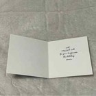 Flair Import Girl Riding Deer Vintage Christmas Card Unused
