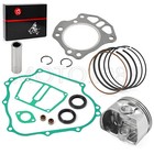 Piston Gaskets Rings Seals Kit For Kawasaki Mule 600 Kaf400 Kaf400b 2005 - 2016