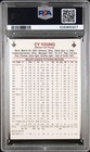 1992 St  Vincent Hof Heroes Stamps Cy Young  12 Psa 7 Low Pop Hof