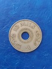 Israel Palestine British Mandate 10 Mils 1941 Coin Xf- Key Date