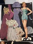 Vintage 1940s Paper Dolls 10    4 Sets Clothes Lot Signed Usa