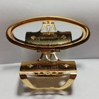 Vintage Stratton Lipstick Holder W compact Mirror Moonstone Rhinestones Detail