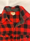 Vintage 50s 60s Ll Bean Buffalo Plaid Wool Shirt Mens Medium