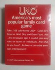 Vintage 1979 Uno Card Game Factory Sealed Unopened International Games Inc Rare