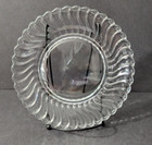 Fostoria Colony Salad Plate 7 3 8  Clear Glass Swirl Pattern - Used