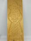 Vtg Hand Carved Dutch Netherlands Wood Speculaas Cookie Bakers Mold Gingerbread