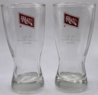 A Pair Of Schlitz Drinking Glasses    the Beer That Made Milwaukee Famous    5-7 8   