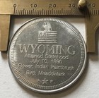 Cheyenne Wyoming The Equality State Coin Medal
