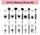 13 Pcs Makeup Brushes Set Professional Foundation Concealer Powder Brush Sponges