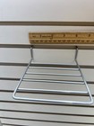 20 Gray Wire Shelf 4 X  5 Inch Fits Slatwall Pegboard