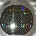 6 Inch Silicon Wafer With Few Scratches And Colorful Die  As Pictured