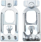 100x Teardrop Pallet Rack Safety Clips  Beam Locking Pins  Galvanized Steel
