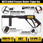 80173 Dewalt Or452 4500 Psi Trigger Gun M22 Connections And 3 8  Qc Adaptor