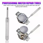 Stainless Steel Metal Watch Back Cover Opener Watch Battery Removal Repair Tool