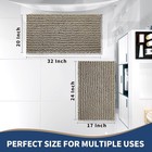 Set Of 2-luxury Chenille Shaggy Bath Mat    Non Slip   Soft Bath Mats 32x20 24x1