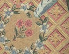 Savonnerie Belgian Modern Decorative Design Woven Tapestry Throw Blanket New