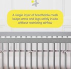 Breathablebaby Breathable Mesh Crib Liner Classic Collection White - New   