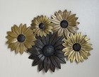Vintage  new View   Wall Hanging Plaque Art Home Decor Metal Sunflowers 19 x14 